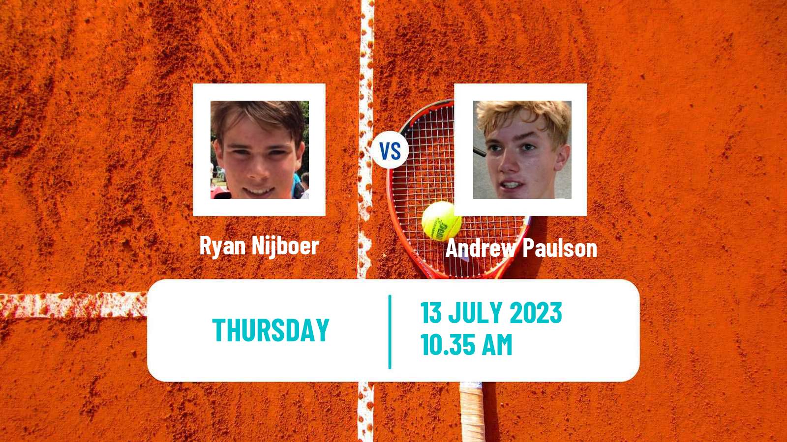 Tennis ITF M25 H Kassel Men Ryan Nijboer - Andrew Paulson