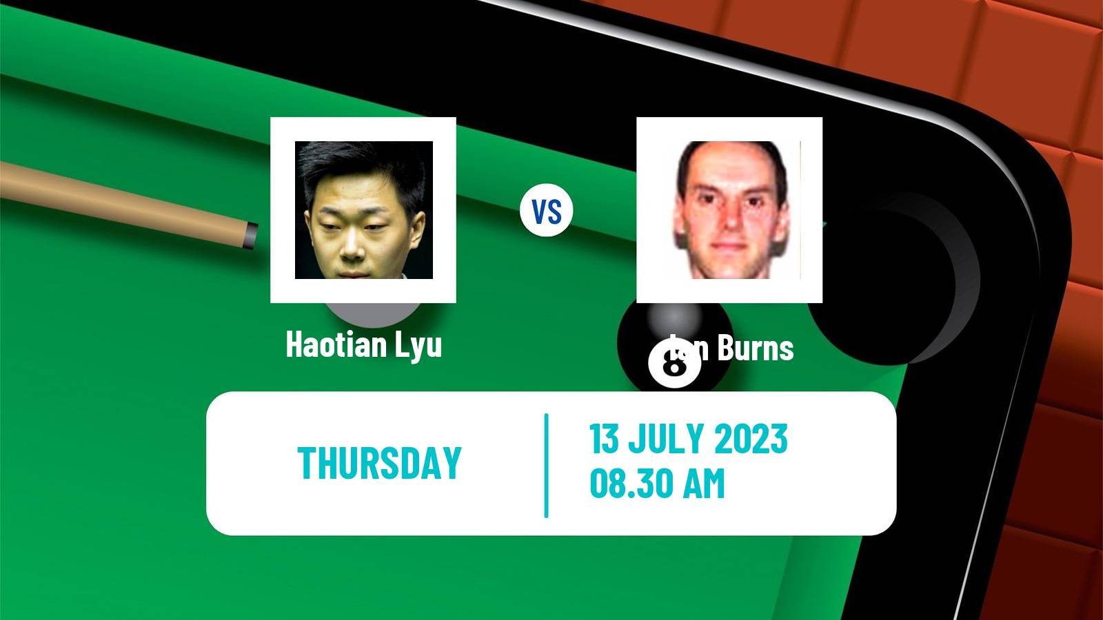 Snooker Championship League Haotian Lyu - Ian Burns