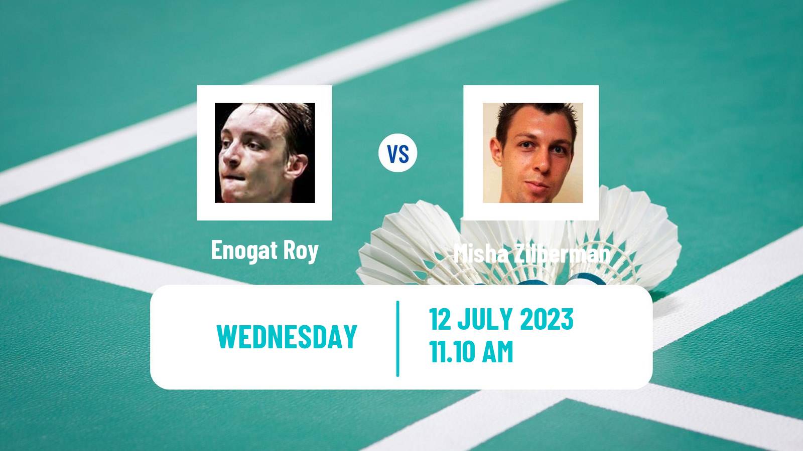 Badminton BWF World Tour Us Open Men Enogat Roy - Misha Zilberman