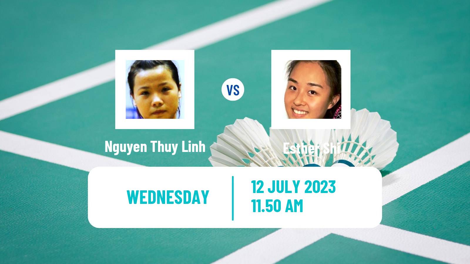 Badminton BWF World Tour Us Open Women Nguyen Thuy Linh - Esther Shi