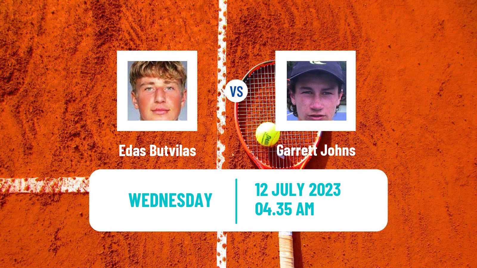 Tennis ITF M25 Roda De Bara Men Edas Butvilas - Garrett Johns