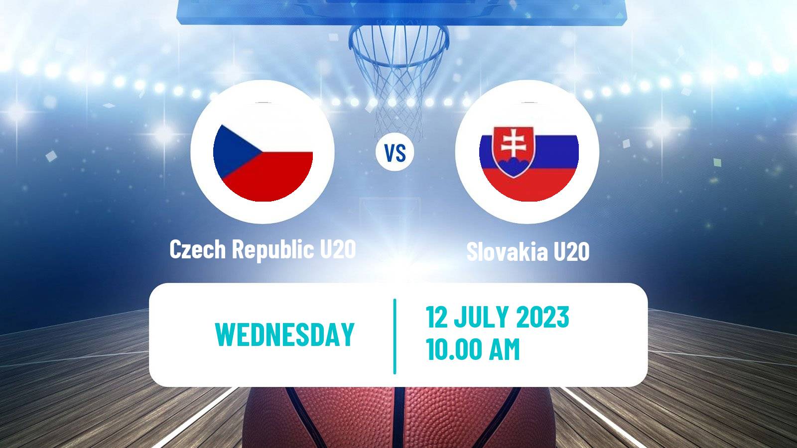 Basketball EuroBasket U20 B Czech Republic U20 - Slovakia U20