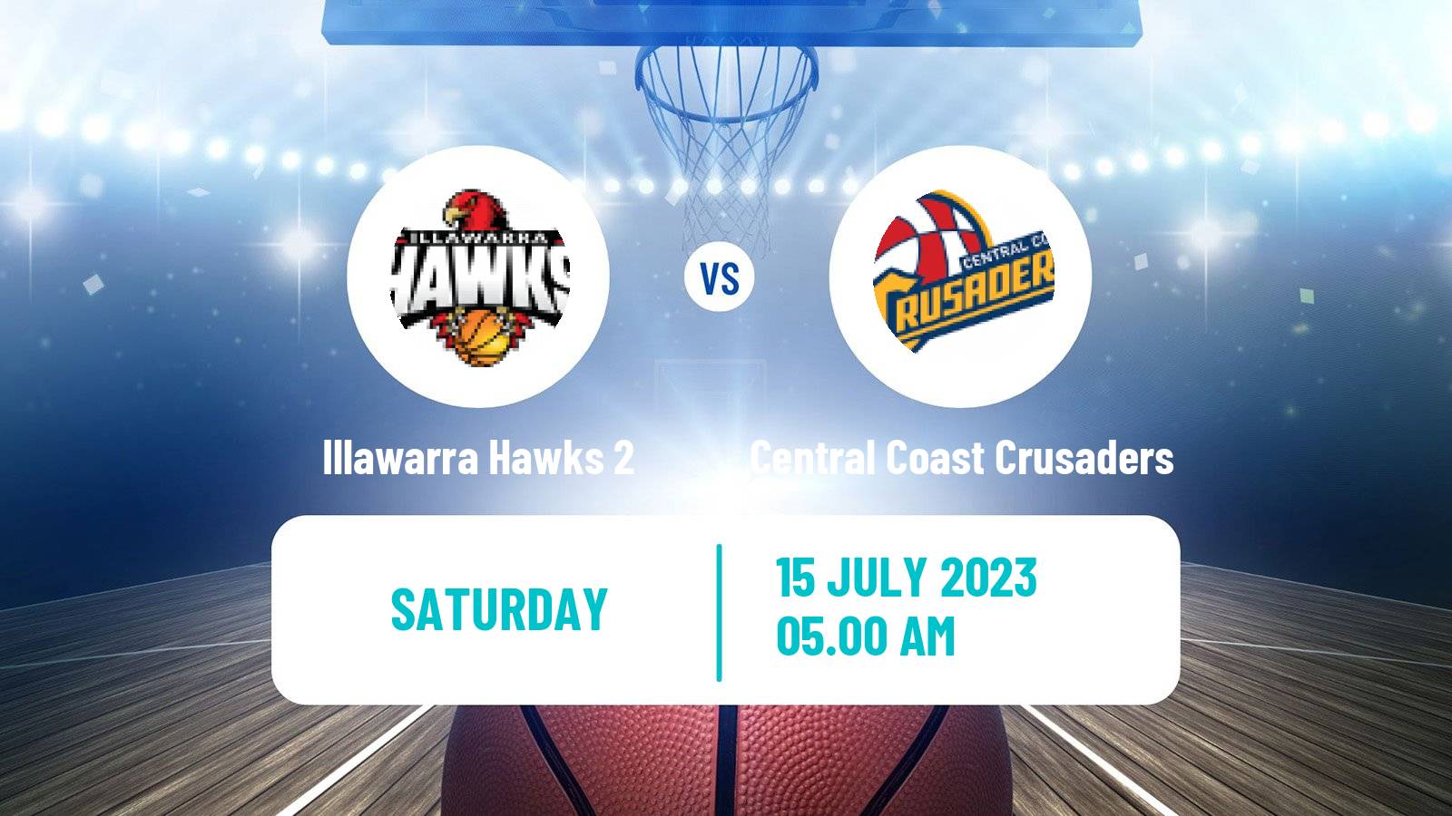 Basketball Australian NBL1 East Illawarra Hawks 2 - Central Coast Crusaders