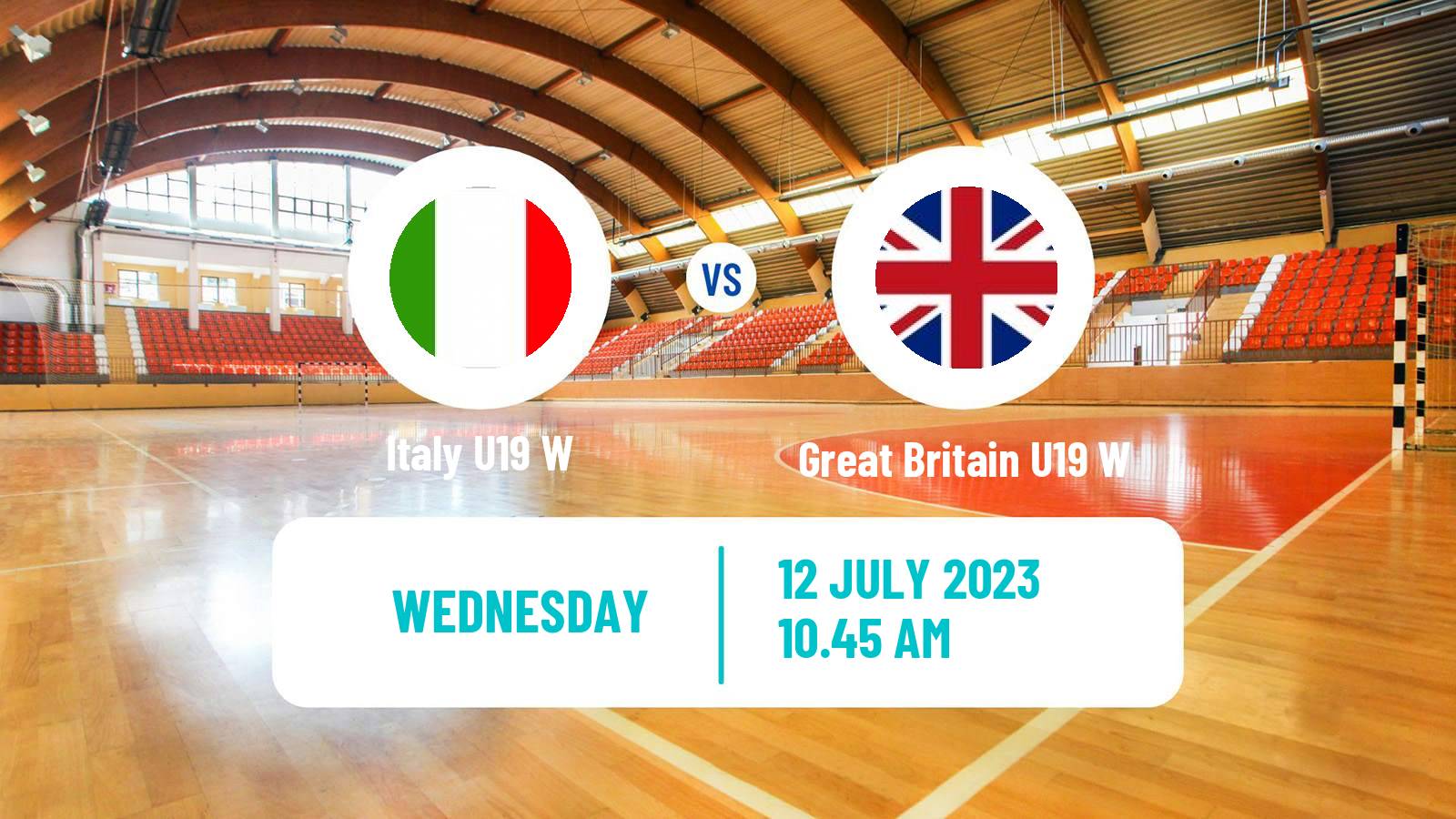 Handball European Championship U19 B Handball Women Italy U19 W - Great Britain U19 W