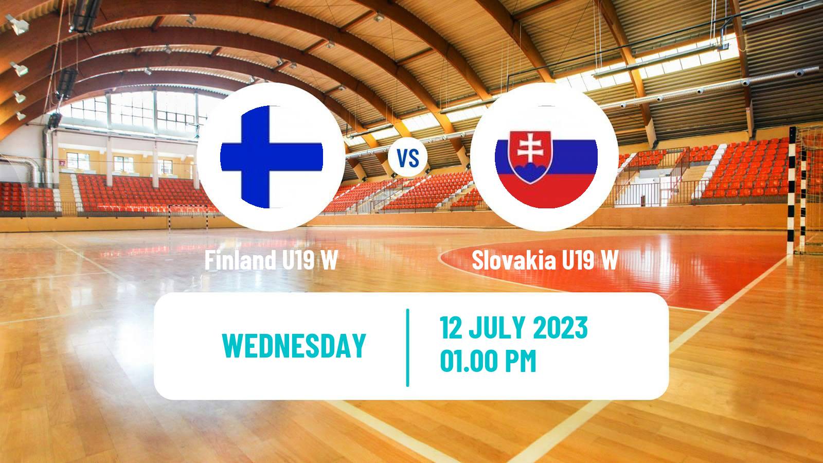 Handball European Championship U19 B Handball Women Finland U19 W - Slovakia U19 W