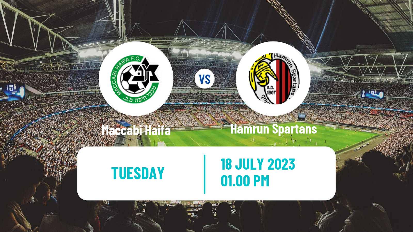 Soccer UEFA Champions League Maccabi Haifa - Hamrun Spartans