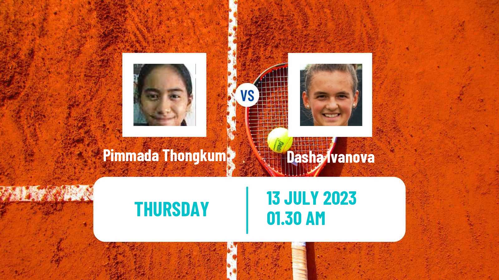 Tennis ITF W15 Nakhon Si Thammarat 3 Women Pimmada Thongkum - Dasha Ivanova