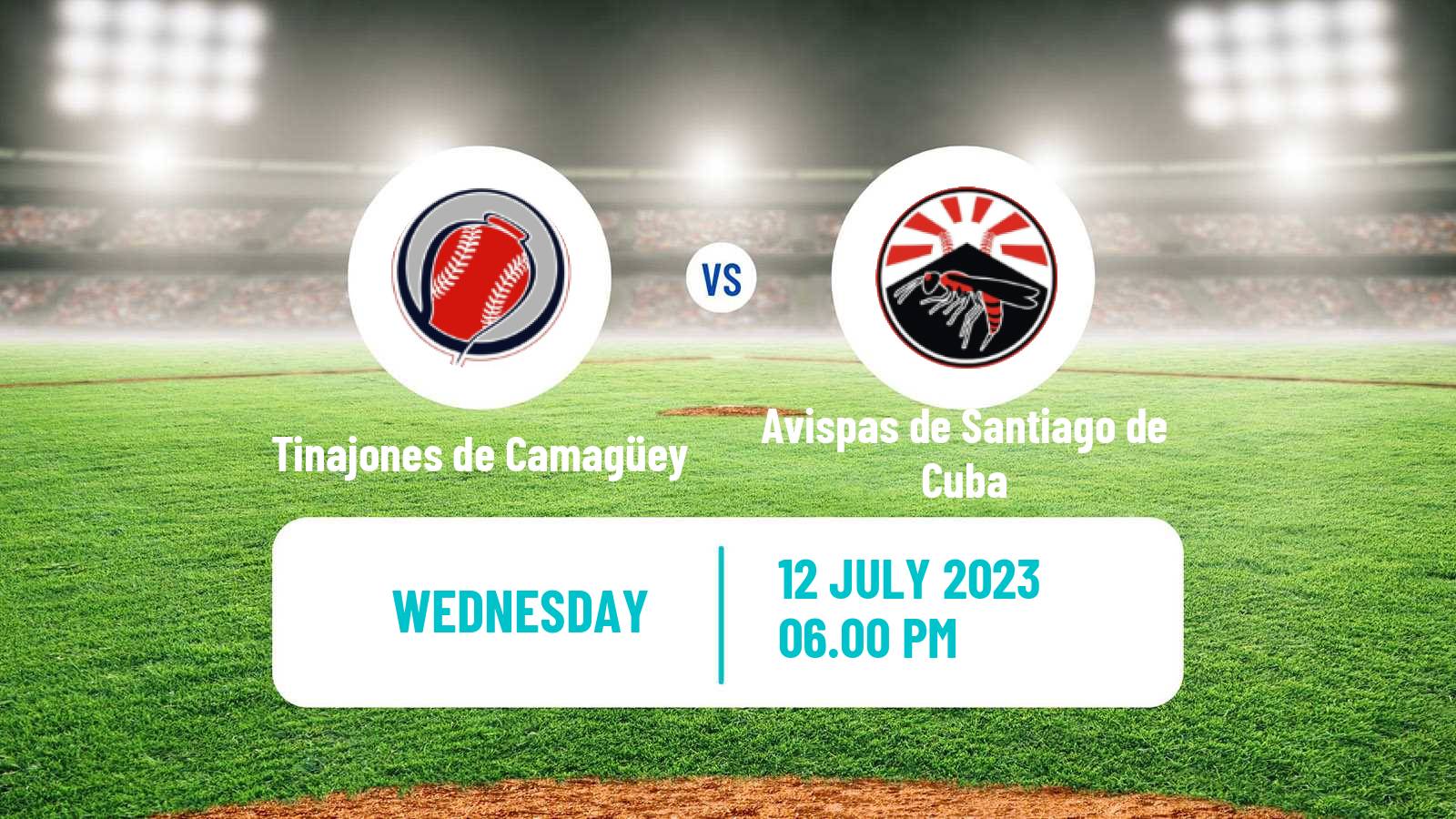 Baseball Cuba Serie Nacional Baseball Tinajones de Camagüey - Avispas de Santiago de Cuba
