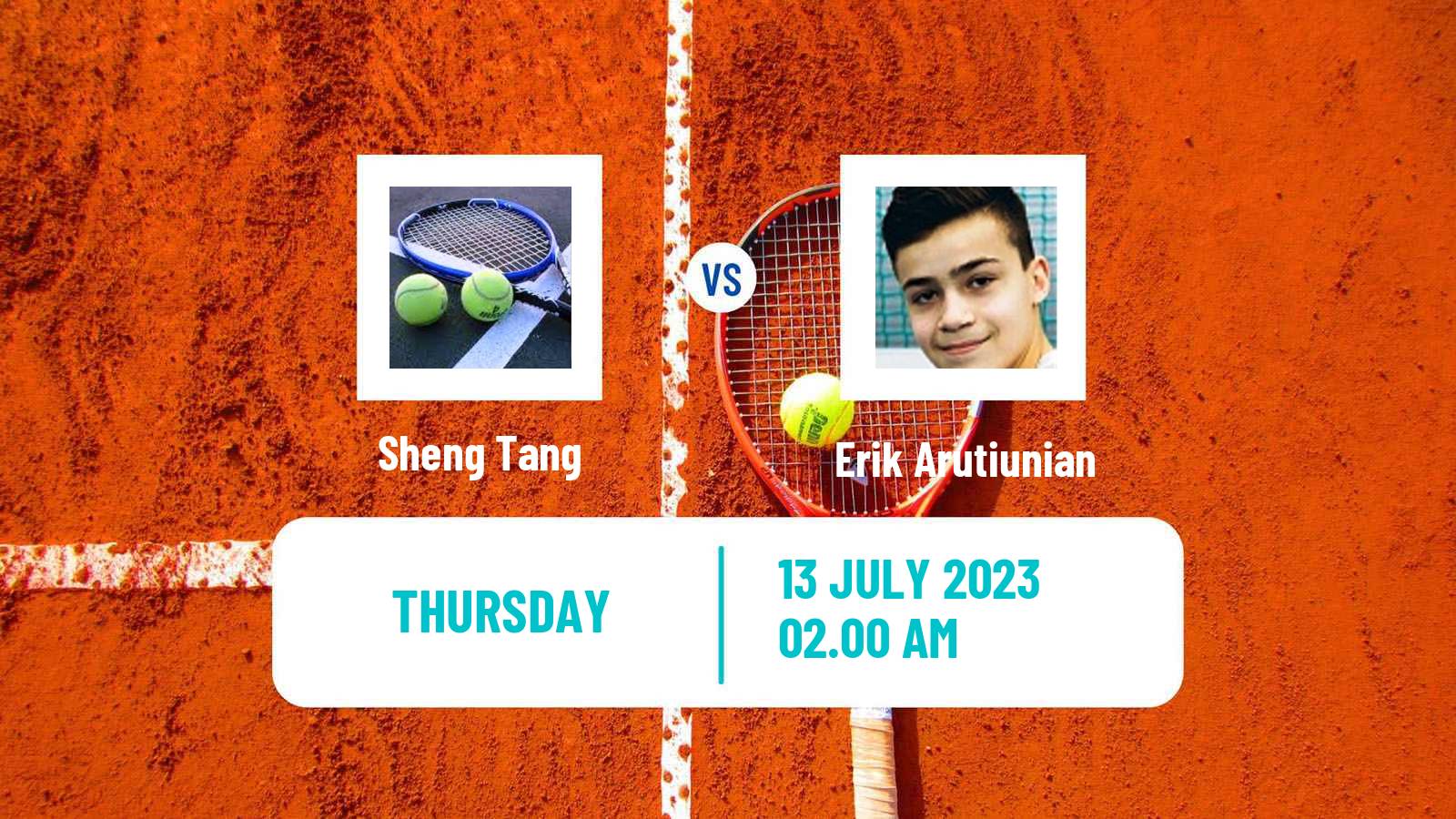 Tennis ITF M15 Shanghai Men Sheng Tang - Erik Arutiunian