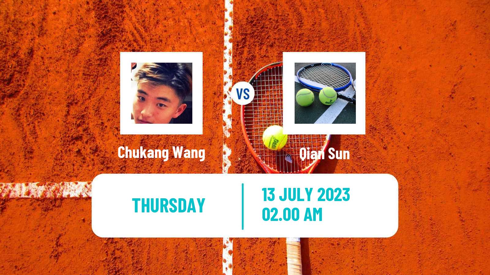 Tennis ITF M15 Shanghai Men Chukang Wang - Qian Sun