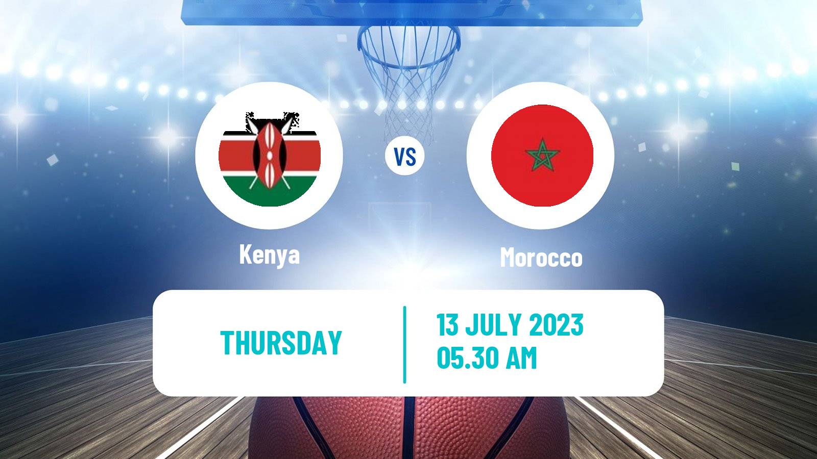 Basketball AfroCan Basketball Kenya - Morocco