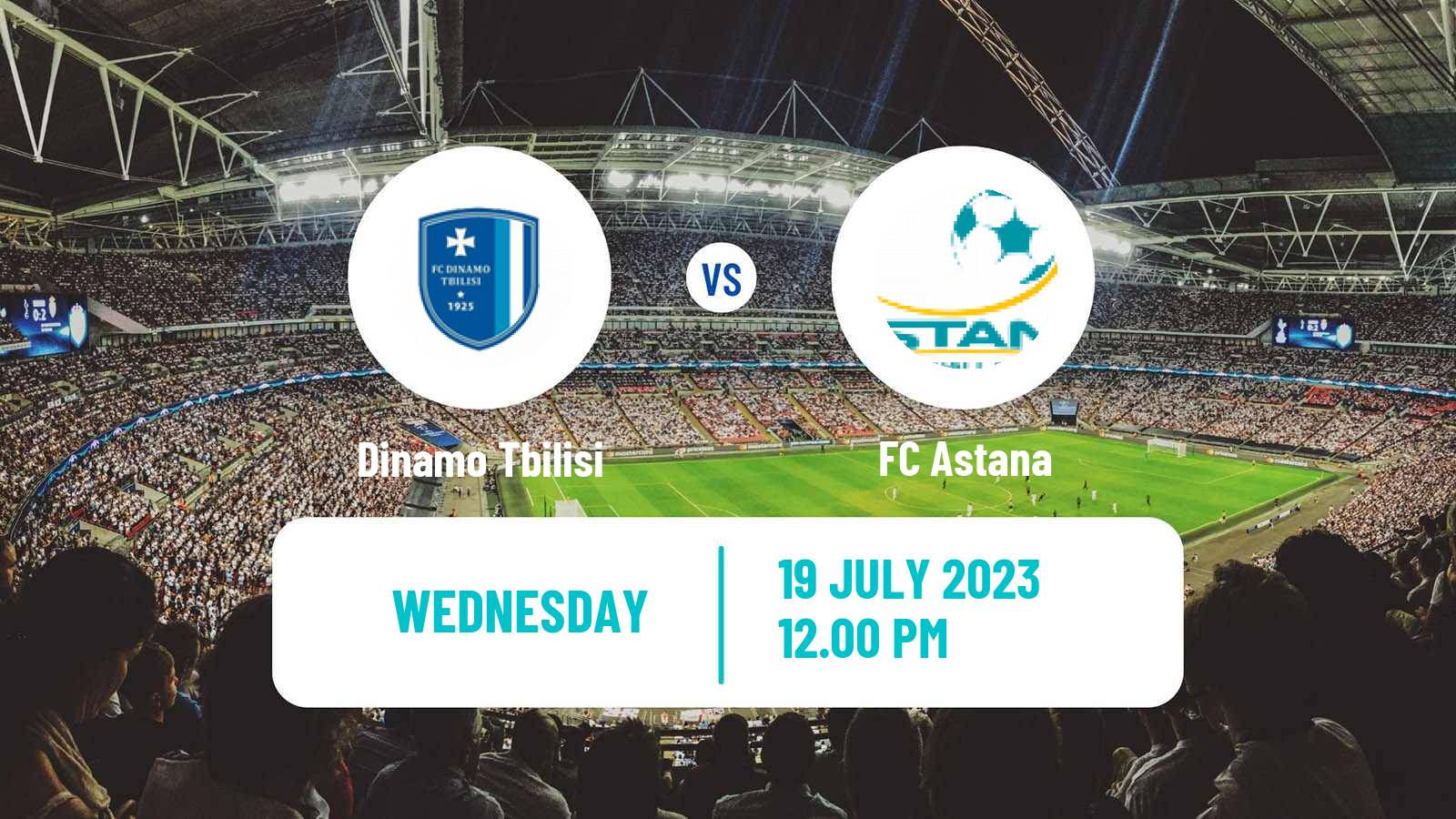 Soccer UEFA Champions League Dinamo Tbilisi - Astana