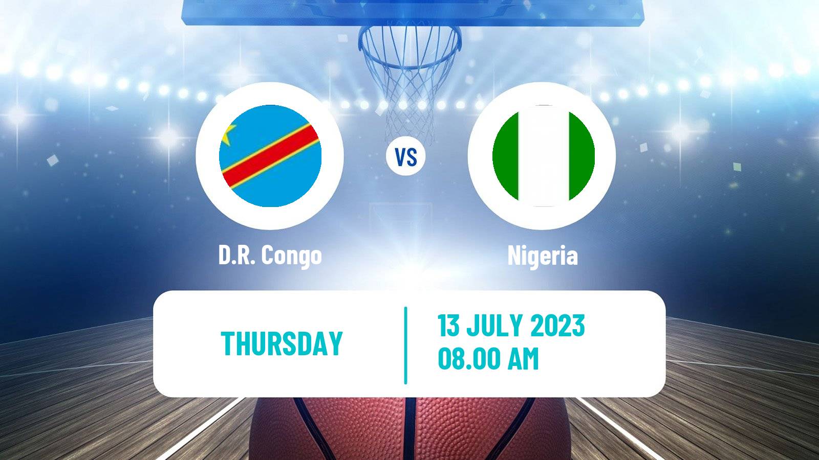 Basketball AfroCan Basketball D.R. Congo - Nigeria