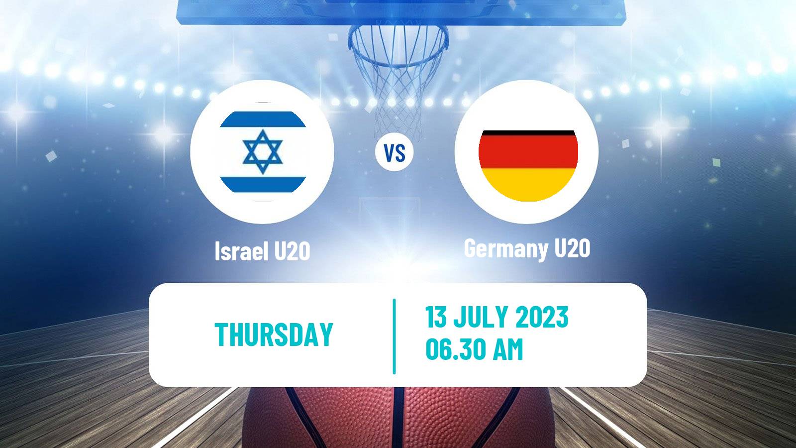 Basketball EuroBasket U20 Israel U20 - Germany U20