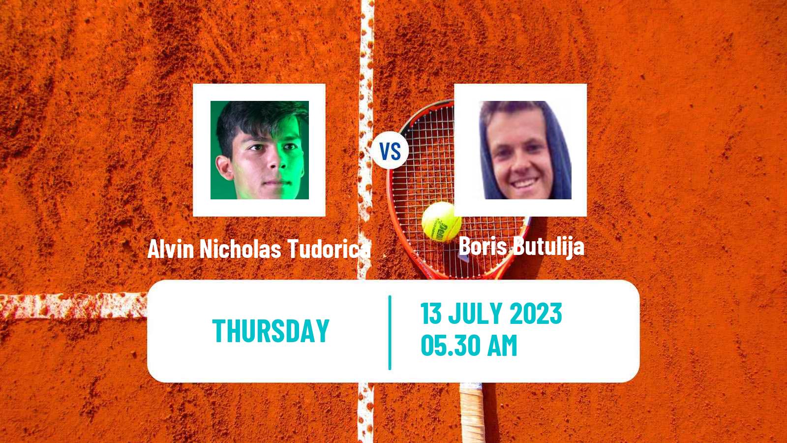 Tennis ITF M15 Monastir 28 Men Alvin Nicholas Tudorica - Boris Butulija