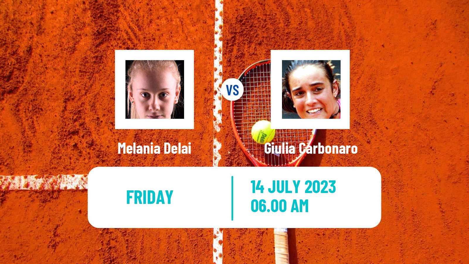 Tennis ITF W15 Bacau Women Melania Delai - Giulia Carbonaro