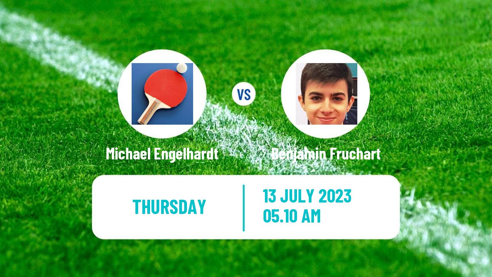 Table tennis Challenger Series Men Michael Engelhardt - Benjamin Fruchart