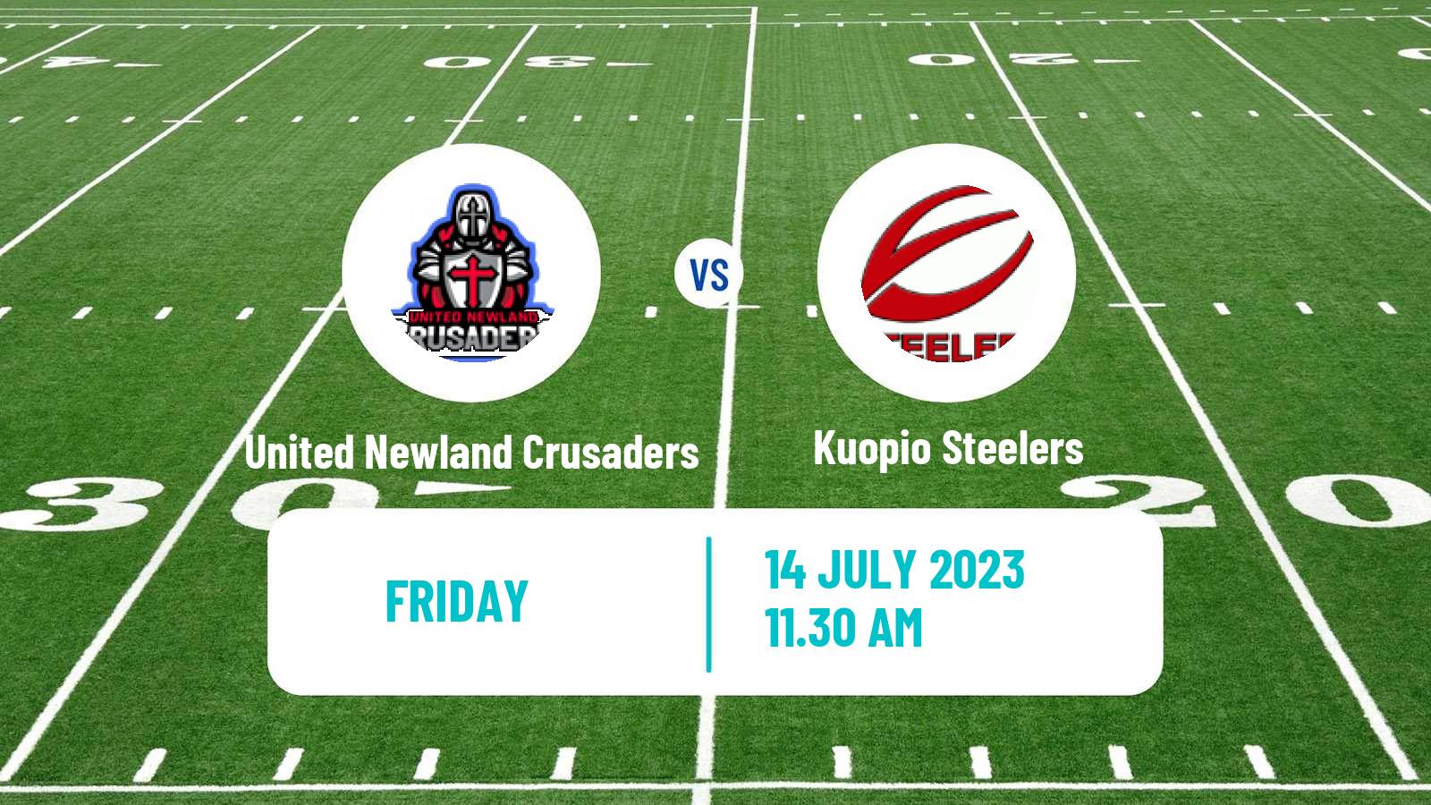 American football Finnish Vaahteraliiga United Newland Crusaders - Kuopio Steelers