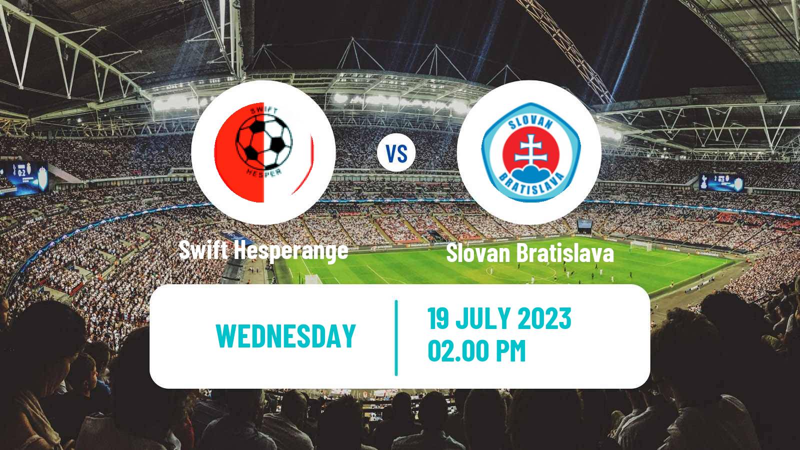 Soccer UEFA Champions League Swift Hesperange - Slovan Bratislava