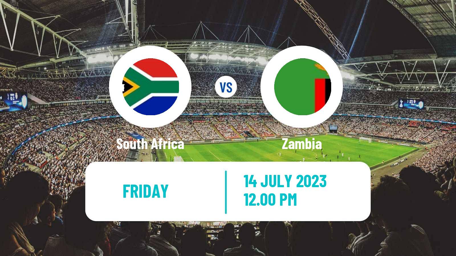 Soccer COSAFA Cup South Africa - Zambia