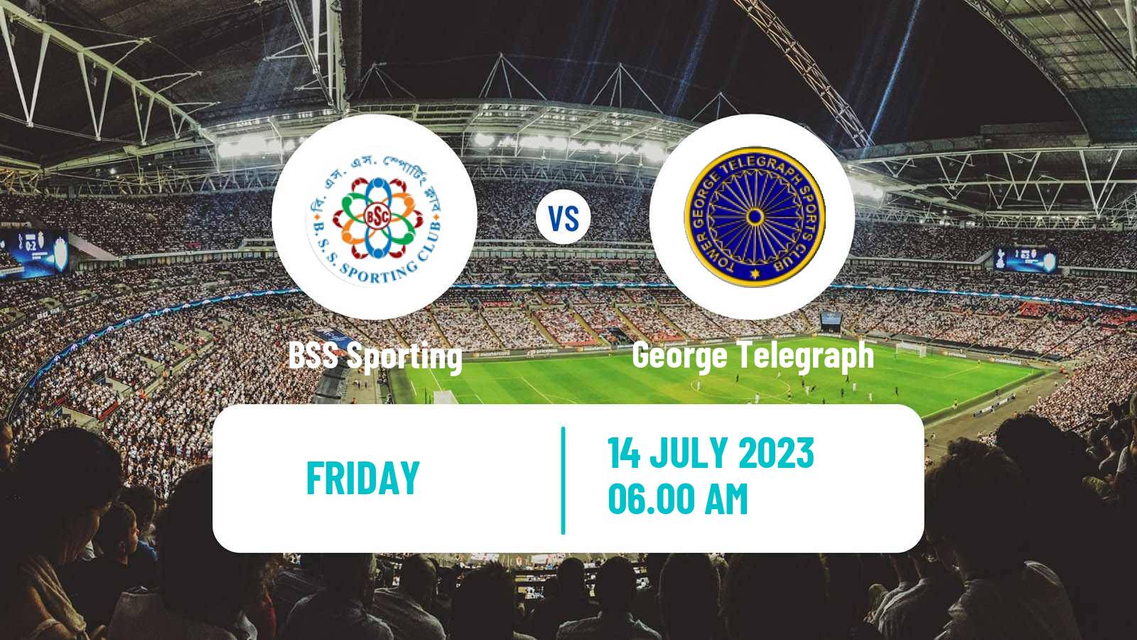 Soccer Calcutta Premier Division BSS Sporting - George Telegraph