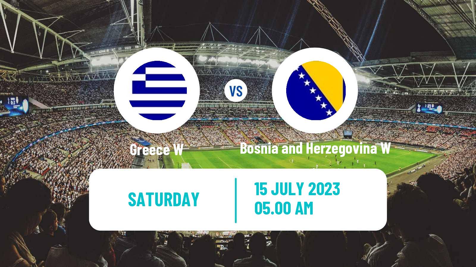 Soccer Friendly International Women Greece W - Bosnia and Herzegovina W