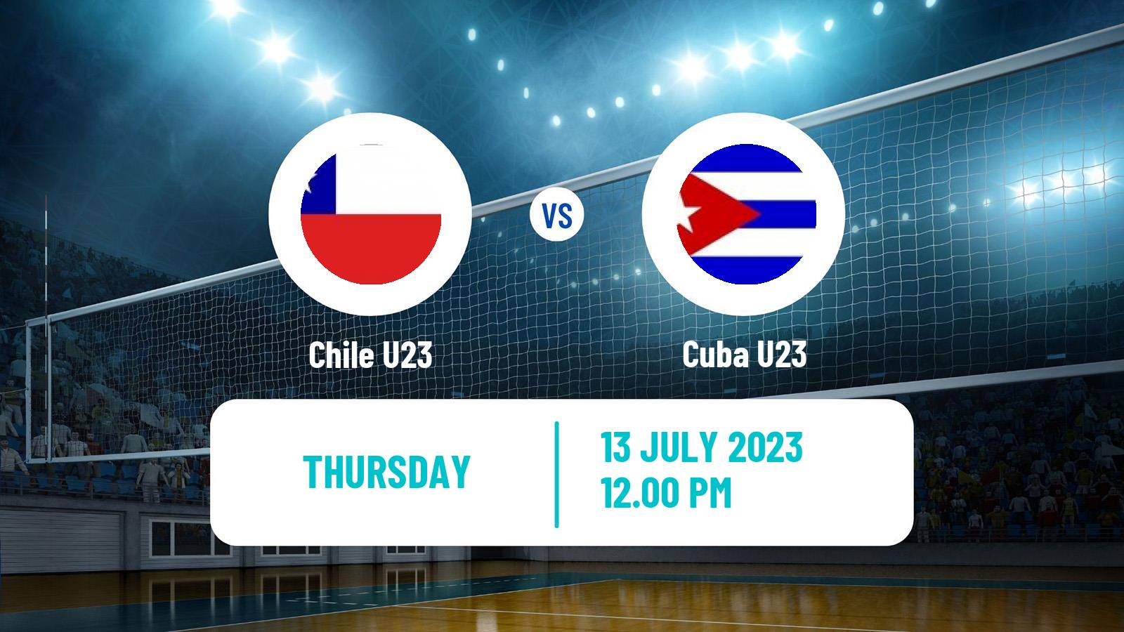 Volleyball Pan-American Cup U23 Volleyball Chile U23 - Cuba U23
