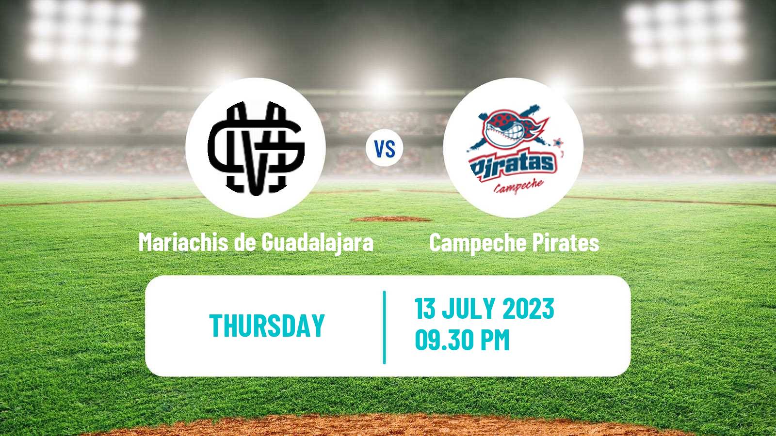 Baseball LMB Mariachis de Guadalajara - Campeche Pirates