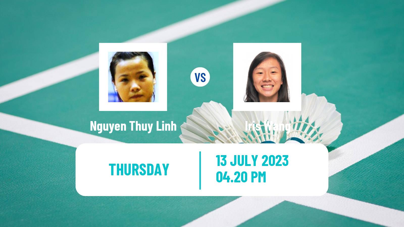 Badminton BWF World Tour Us Open Women Nguyen Thuy Linh - Iris Wang