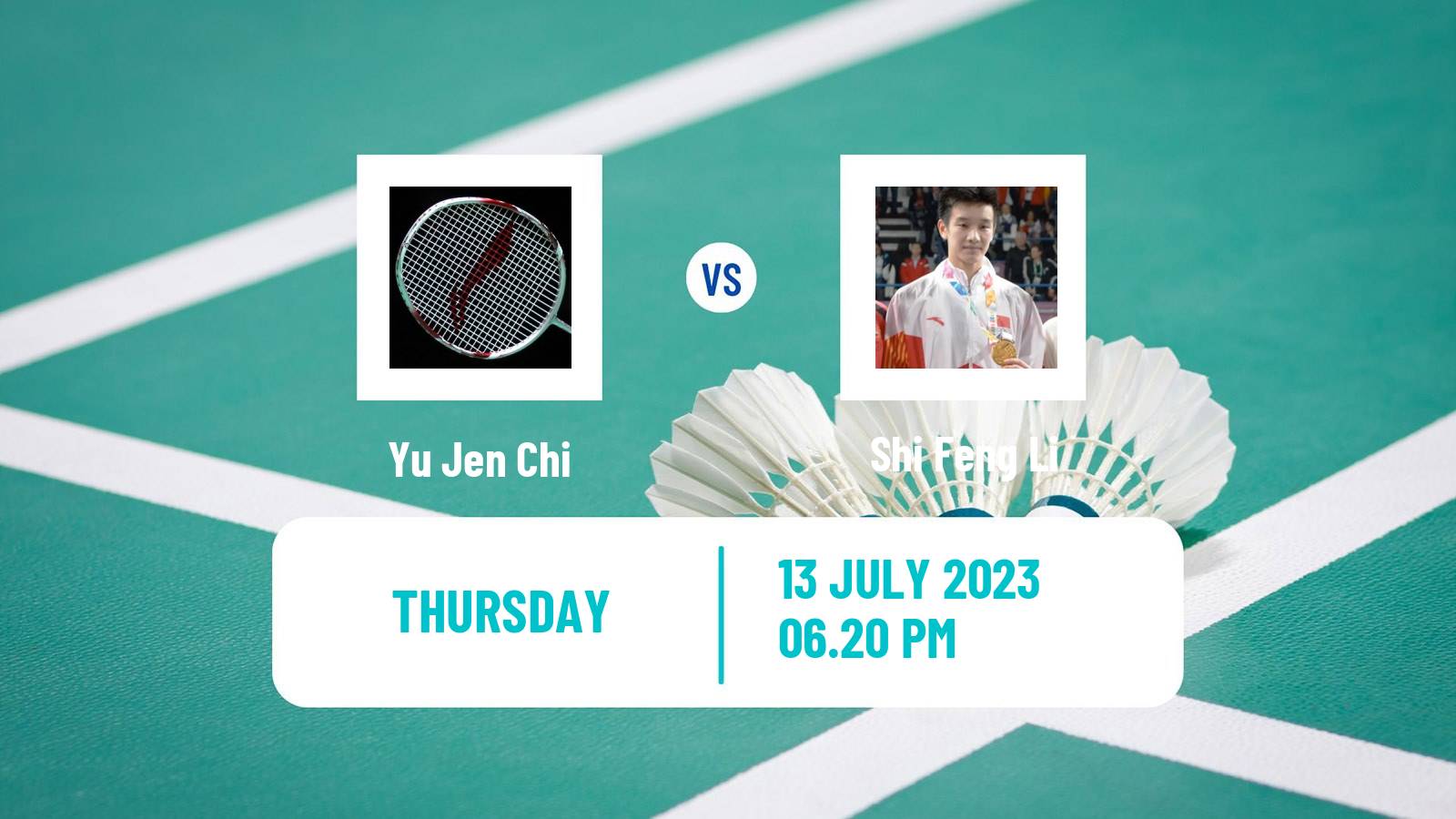 Badminton BWF World Tour Us Open Men Yu Jen Chi - Shi Feng Li