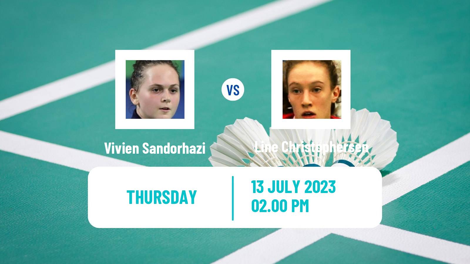 Badminton BWF World Tour Us Open Women Vivien Sandorhazi - Line Christophersen