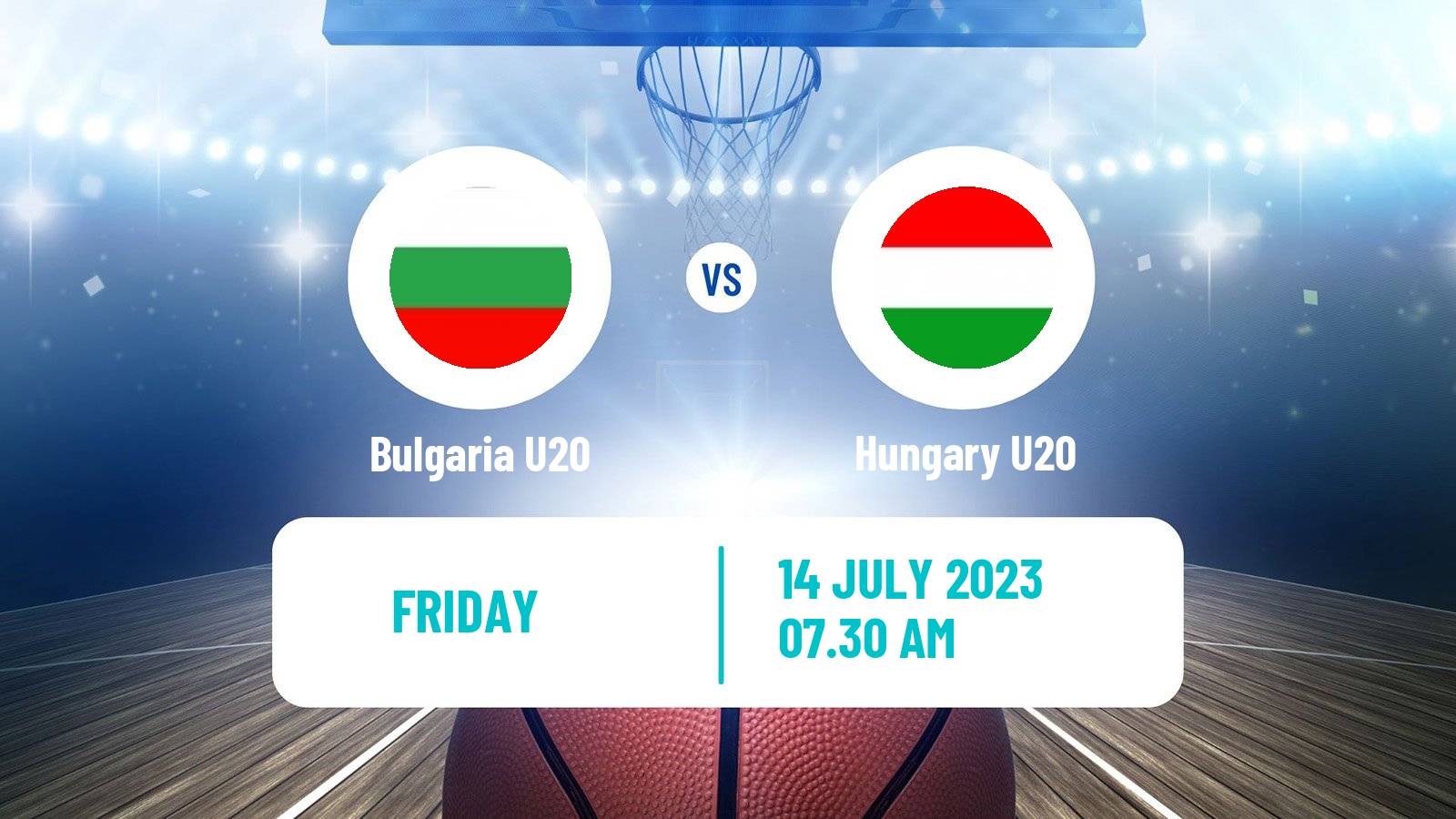 Basketball EuroBasket U20 B Bulgaria U20 - Hungary U20
