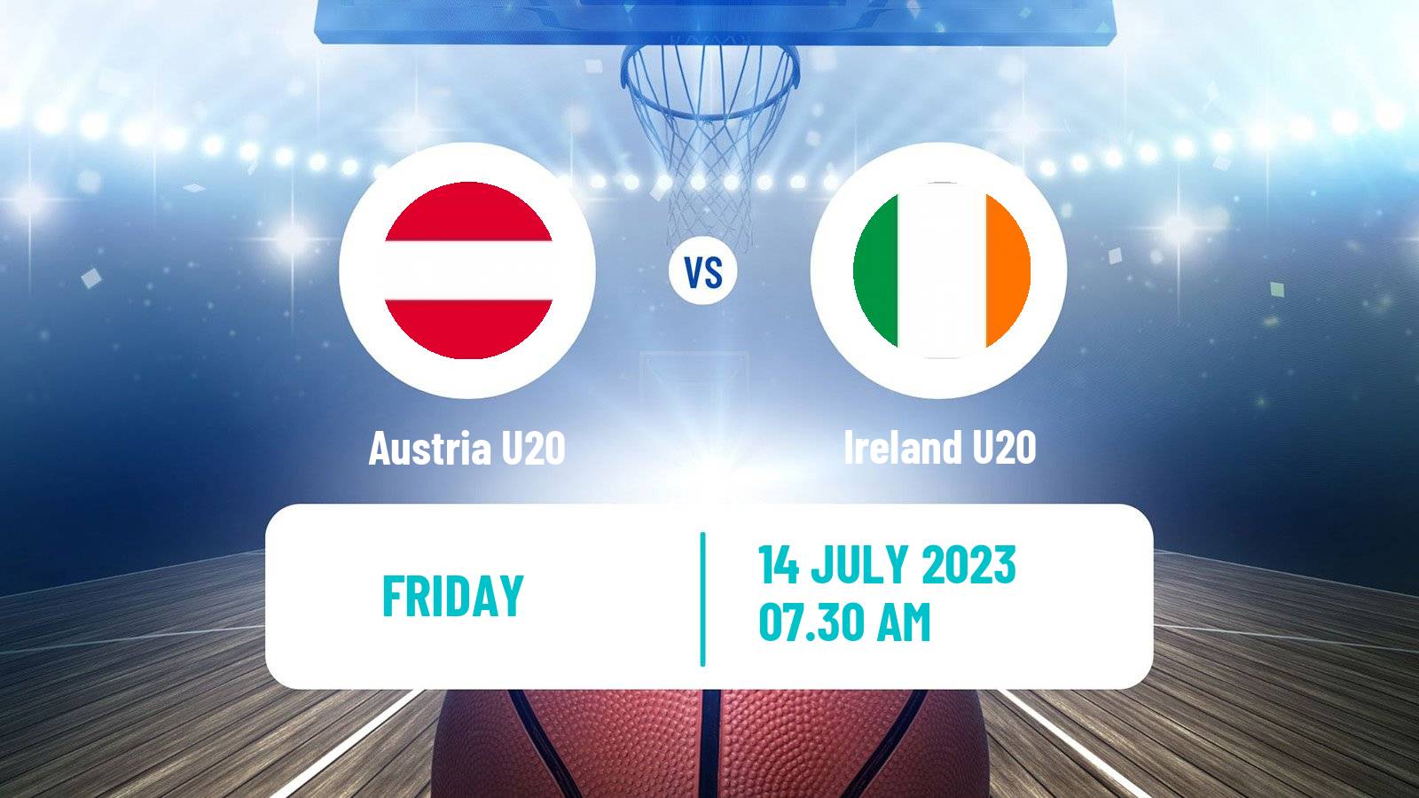 Basketball EuroBasket U20 B Austria U20 - Ireland U20