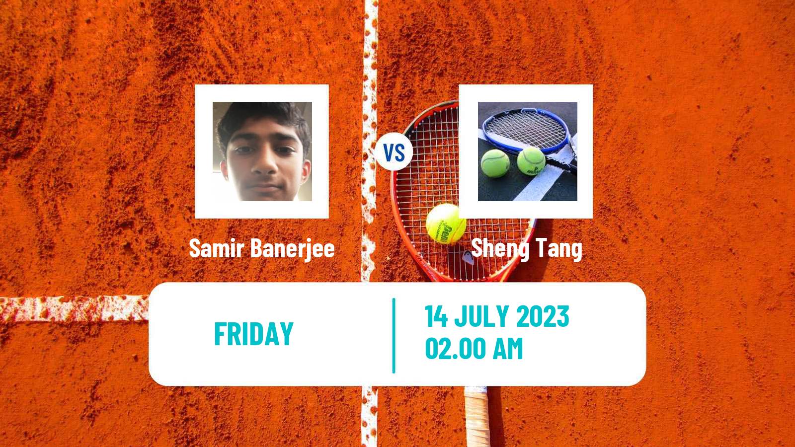 Tennis ITF M15 Shanghai Men Samir Banerjee - Sheng Tang