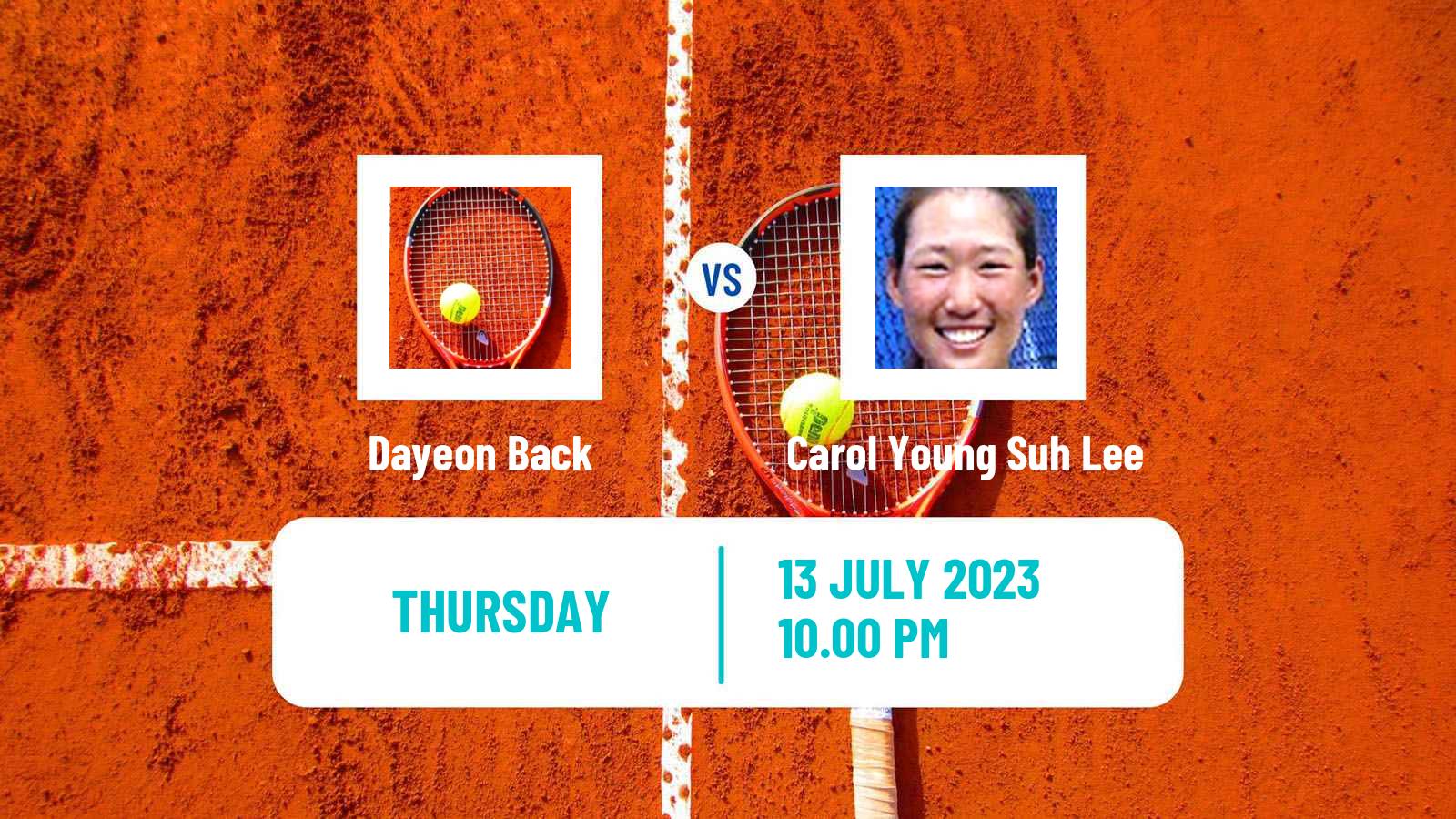 Tennis ITF W15 Nakhon Si Thammarat 3 Women Dayeon Back - Carol Young Suh Lee