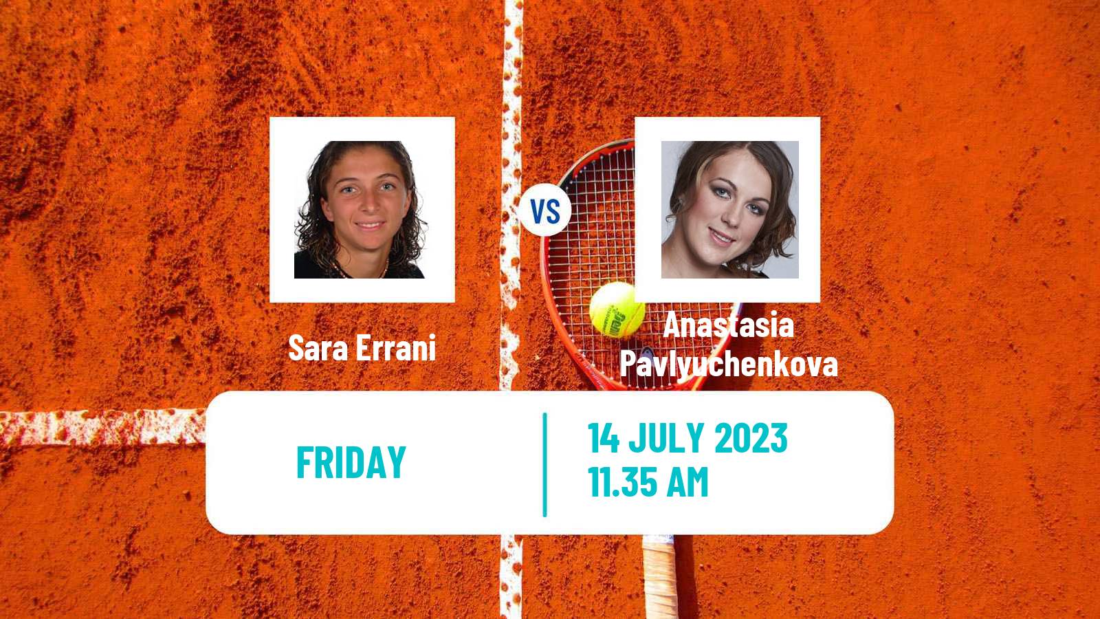 Tennis Contrexeville Challenger Women Sara Errani - Anastasia Pavlyuchenkova