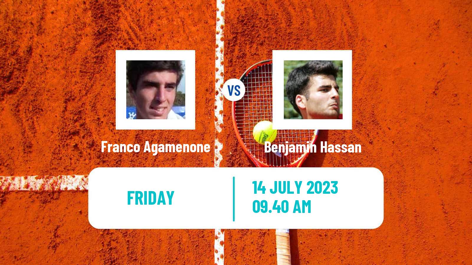 Tennis Braunschweig Challenger Men Franco Agamenone - Benjamin Hassan