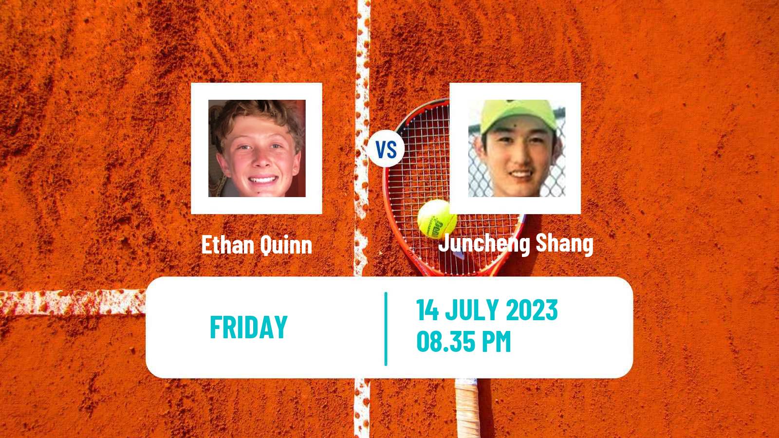 Tennis Chicago Challenger Men Ethan Quinn - Juncheng Shang