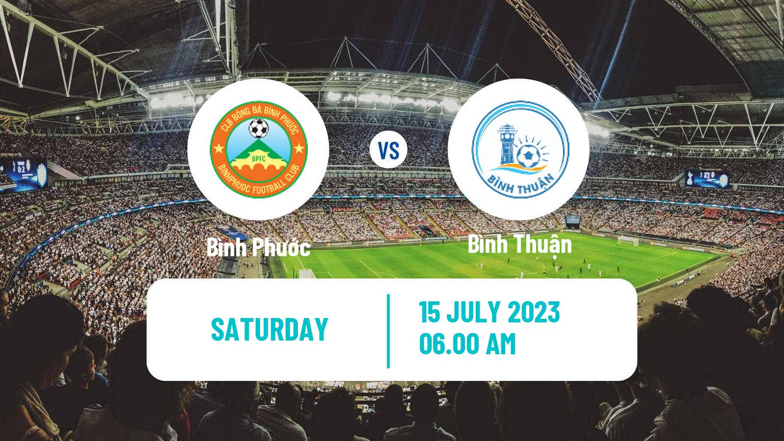 Soccer Vietnamese V League 2 Bình Phước - Bình Thuận
