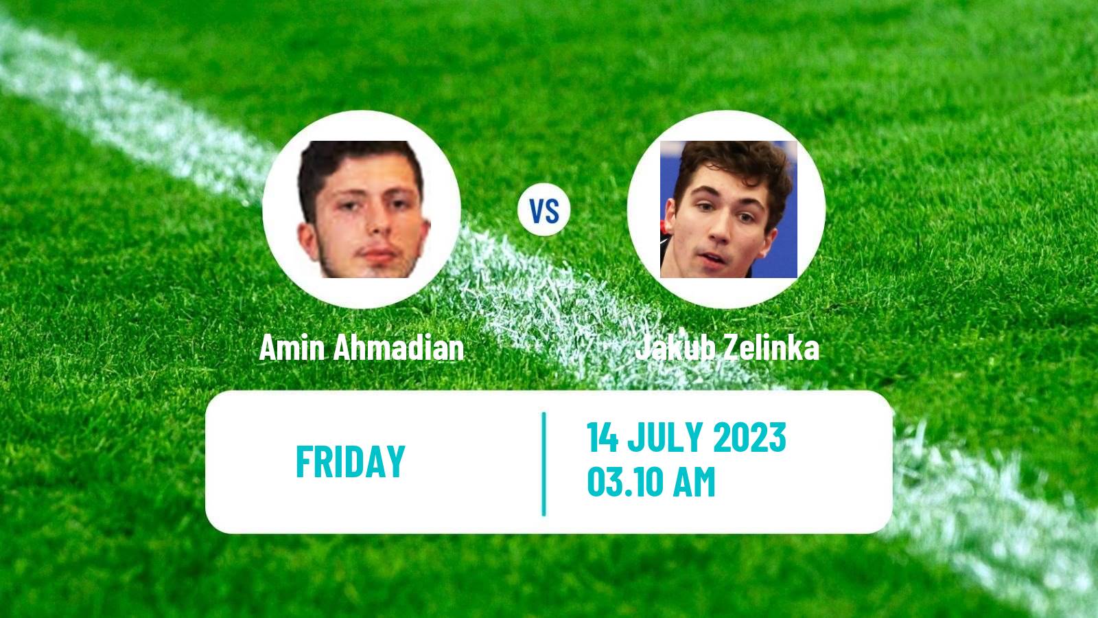 Table tennis Tt Star Series Men Amin Ahmadian - Jakub Zelinka
