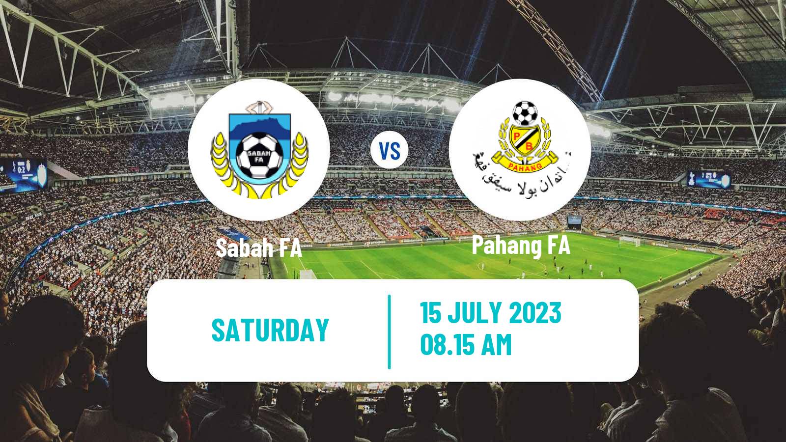 Soccer Malaysian Super League Sabah FA - Pahang