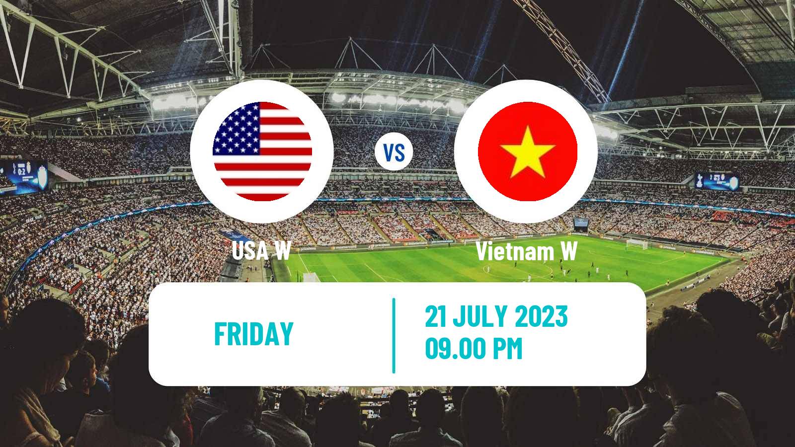 Soccer FIFA World Cup Women USA W - Vietnam W