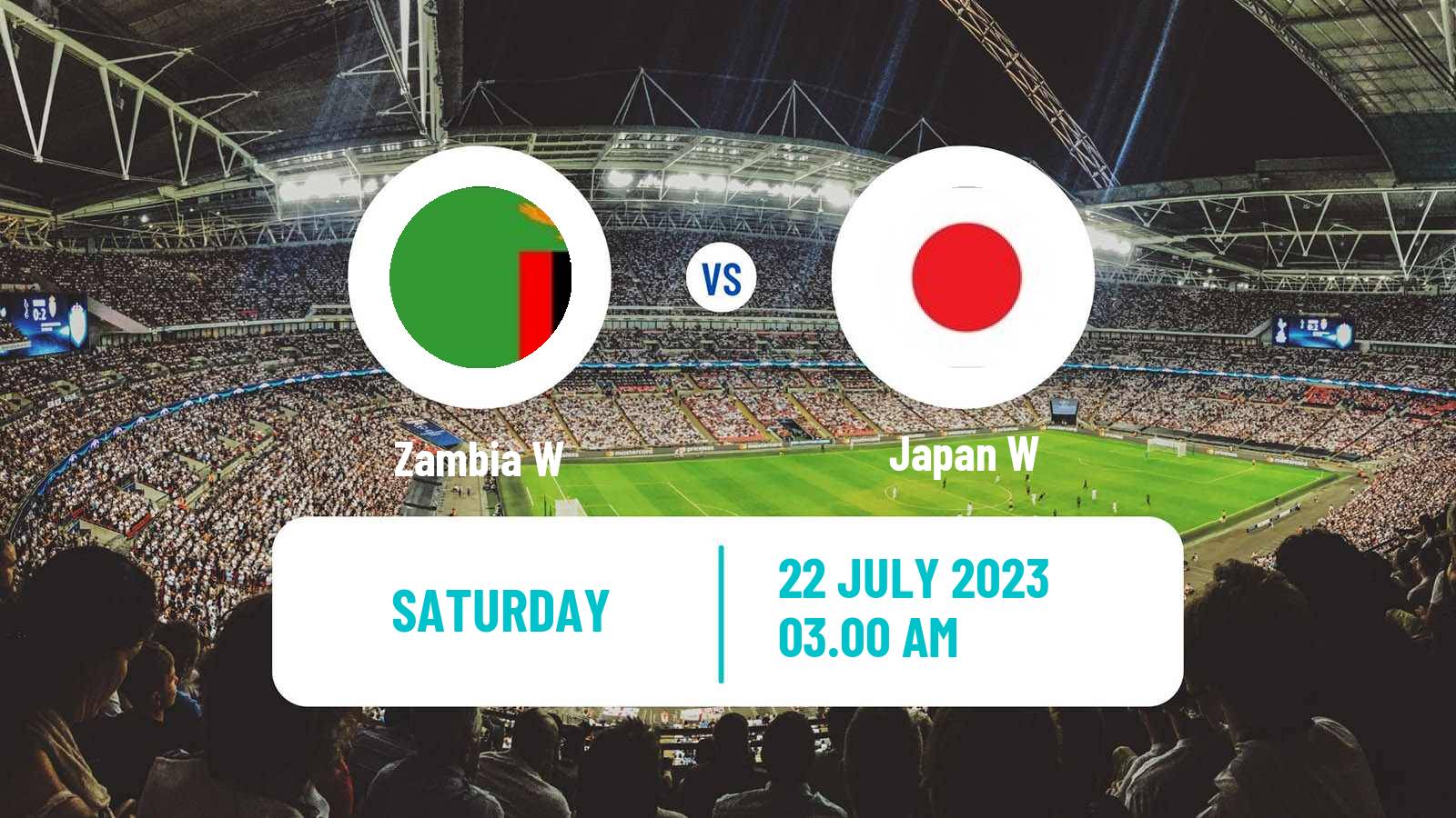 Soccer FIFA World Cup Women Zambia W - Japan W