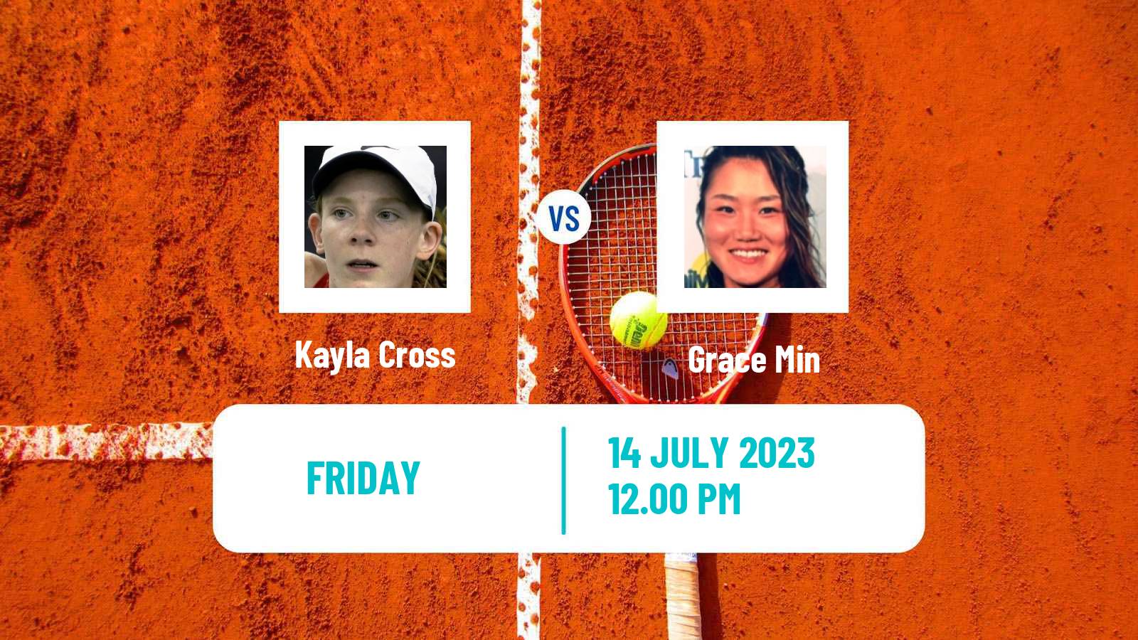 Tennis ITF W60 Saskatoon Women Kayla Cross - Grace Min