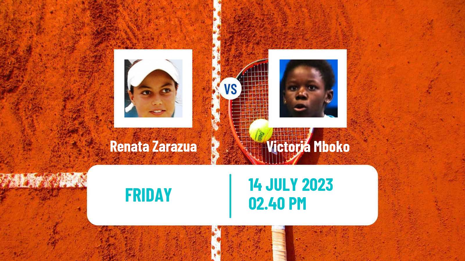 Tennis ITF W60 Saskatoon Women Renata Zarazua - Victoria Mboko