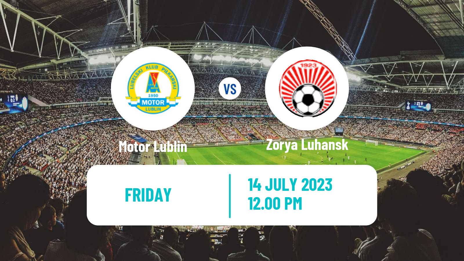 Soccer Club Friendly Motor Lublin - Zorya Luhansk