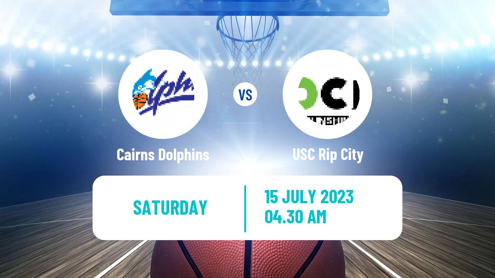 Basketball Australian NBL1 North Women Cairns Dolphins - USC Rip City