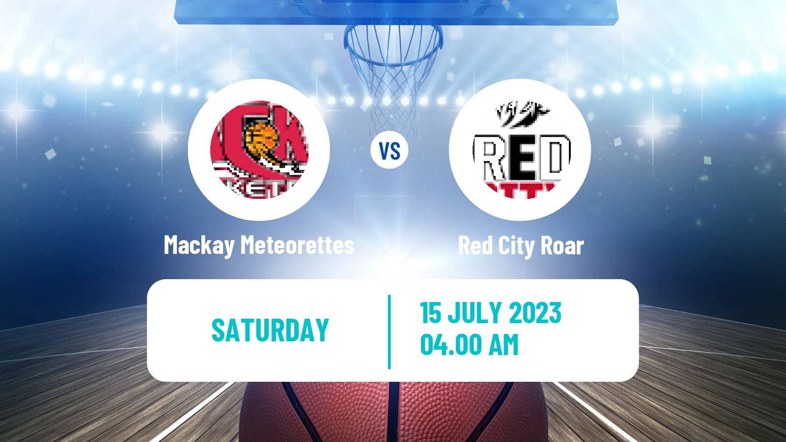 Basketball Australian NBL1 North Women Mackay Meteorettes - Red City Roar