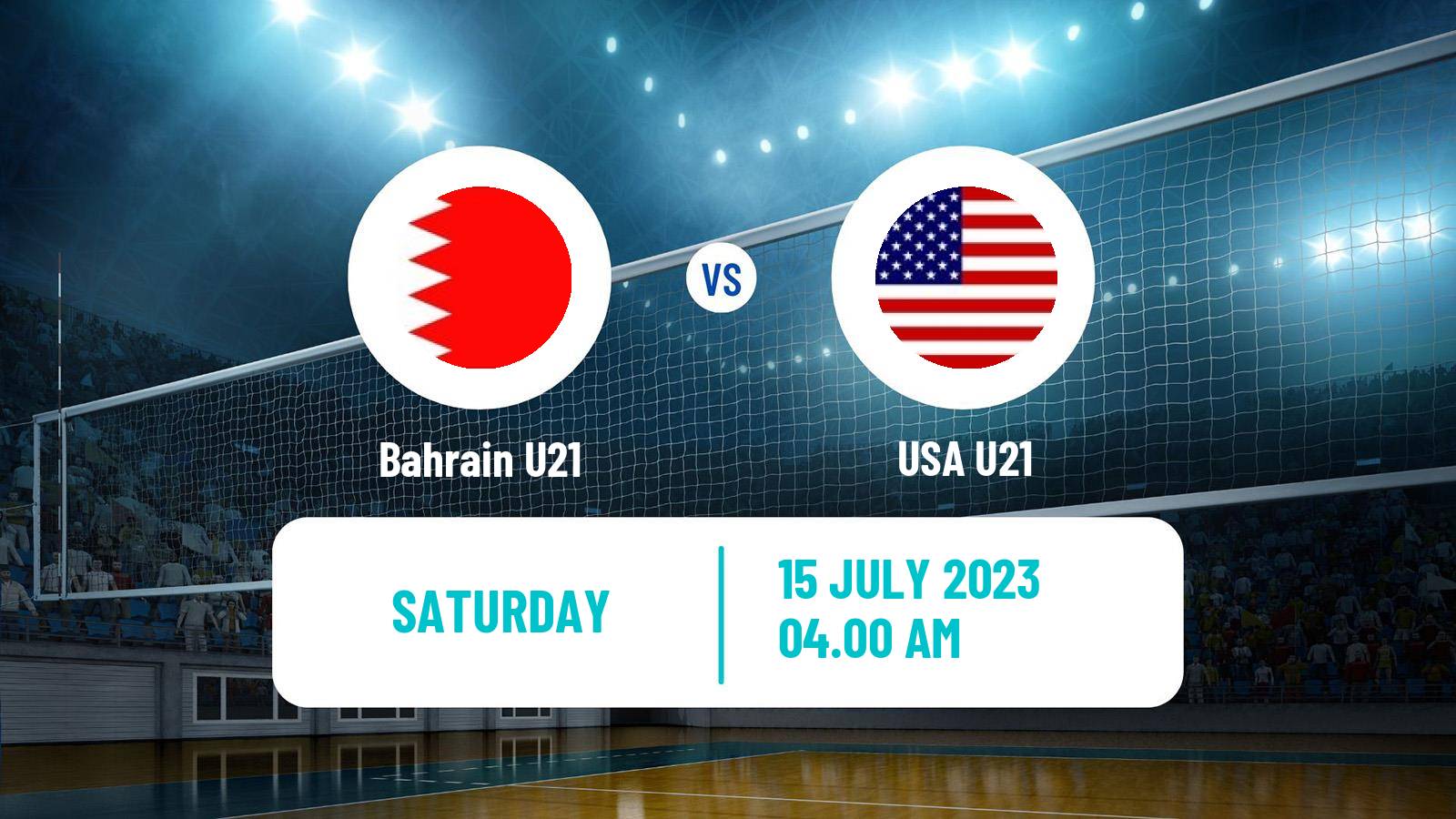 Volleyball World Championship U21 Volleyball Bahrain U21 - USA U21