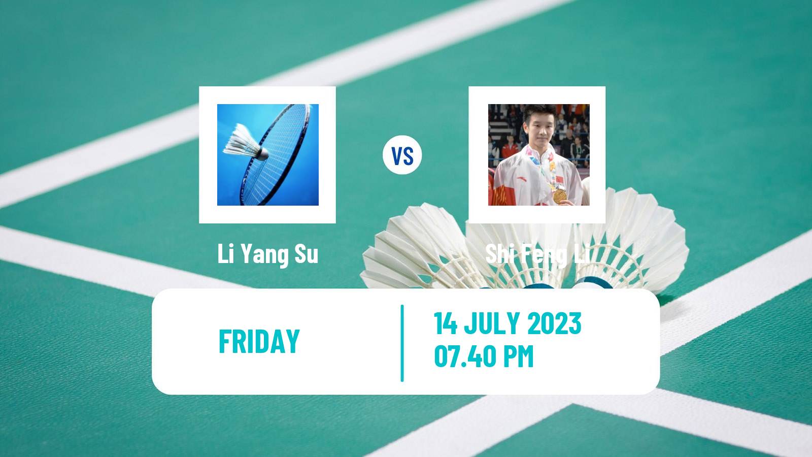 Badminton BWF World Tour Us Open Men Li Yang Su - Shi Feng Li